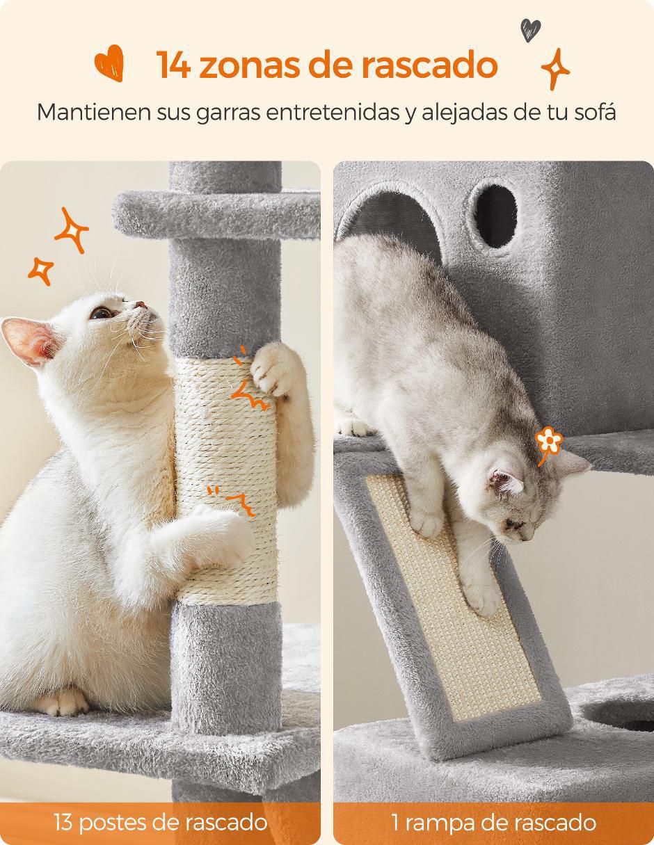 Mueble rascador para gato 3