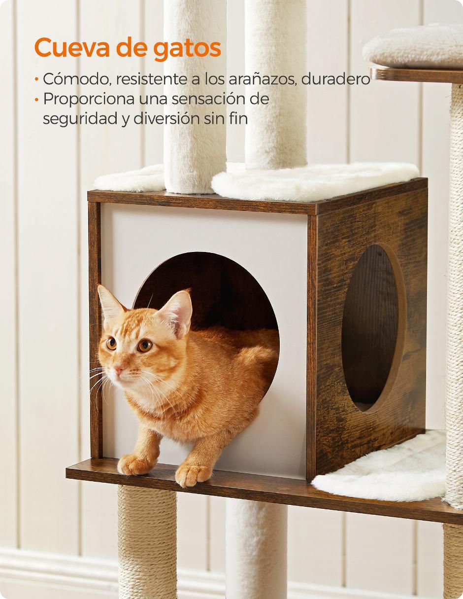 Mueble rascador para gato Songmics Home