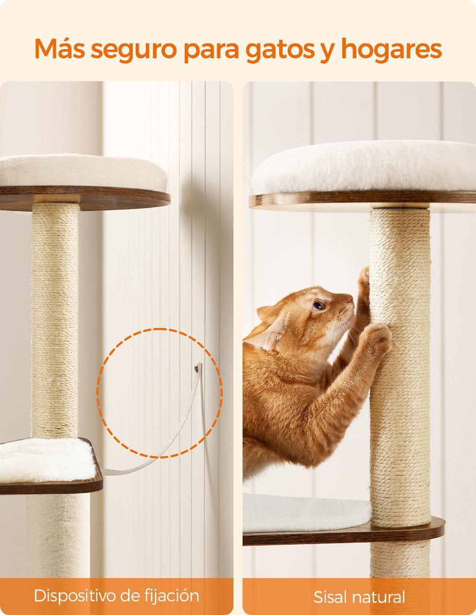 Mueble rascador para gato Songmics Home