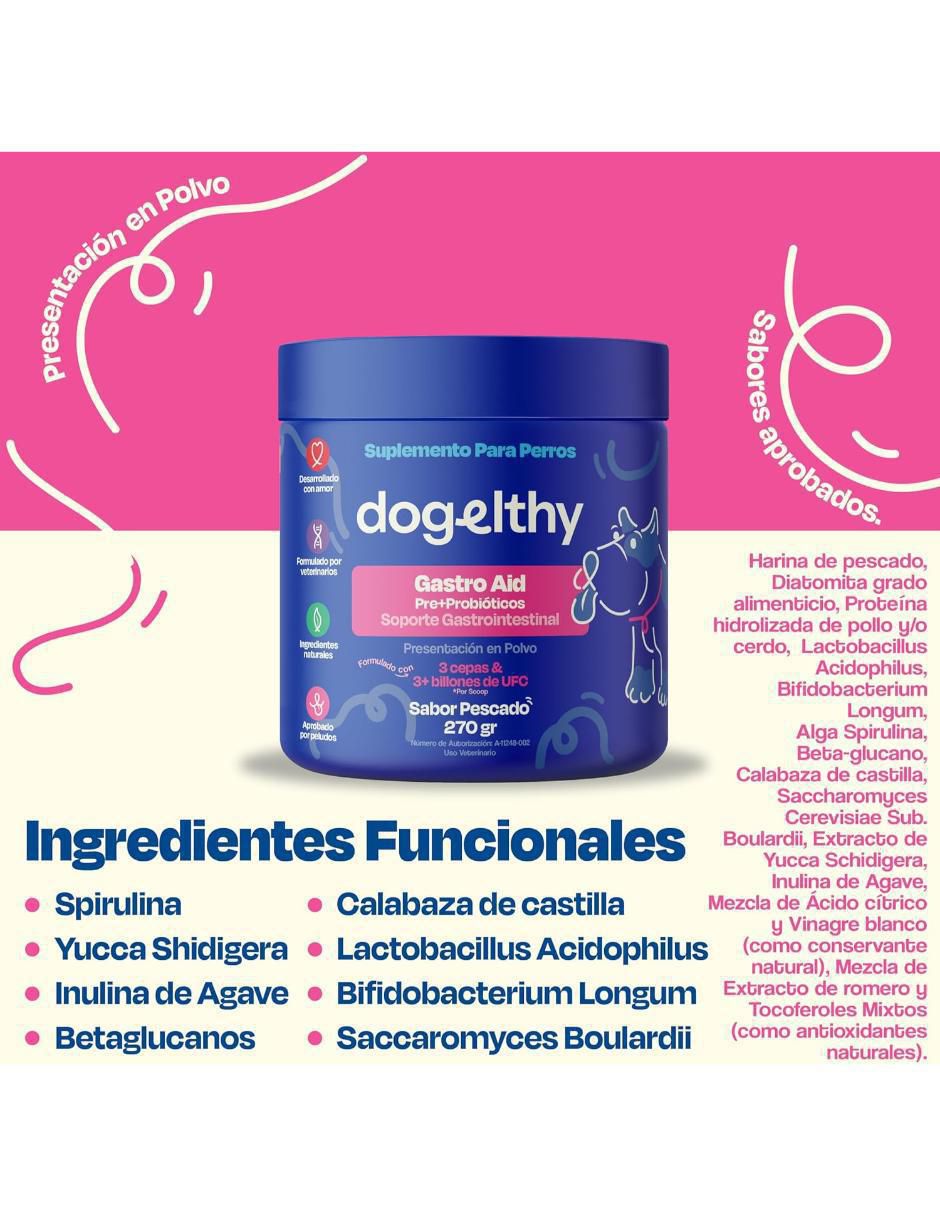 Suplemento alimenticio para mascota gastrointestinal 2