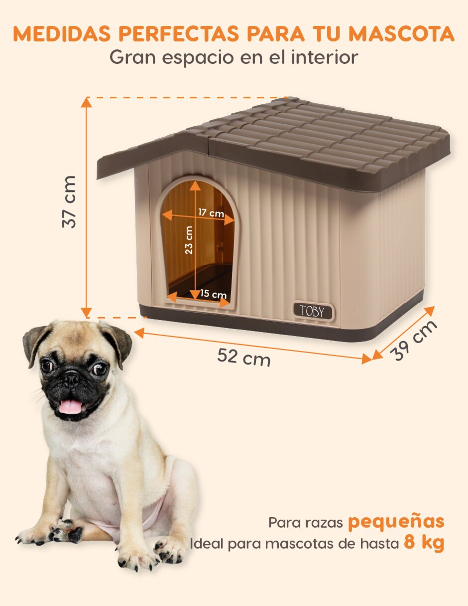 Casa para perro Poli Pets