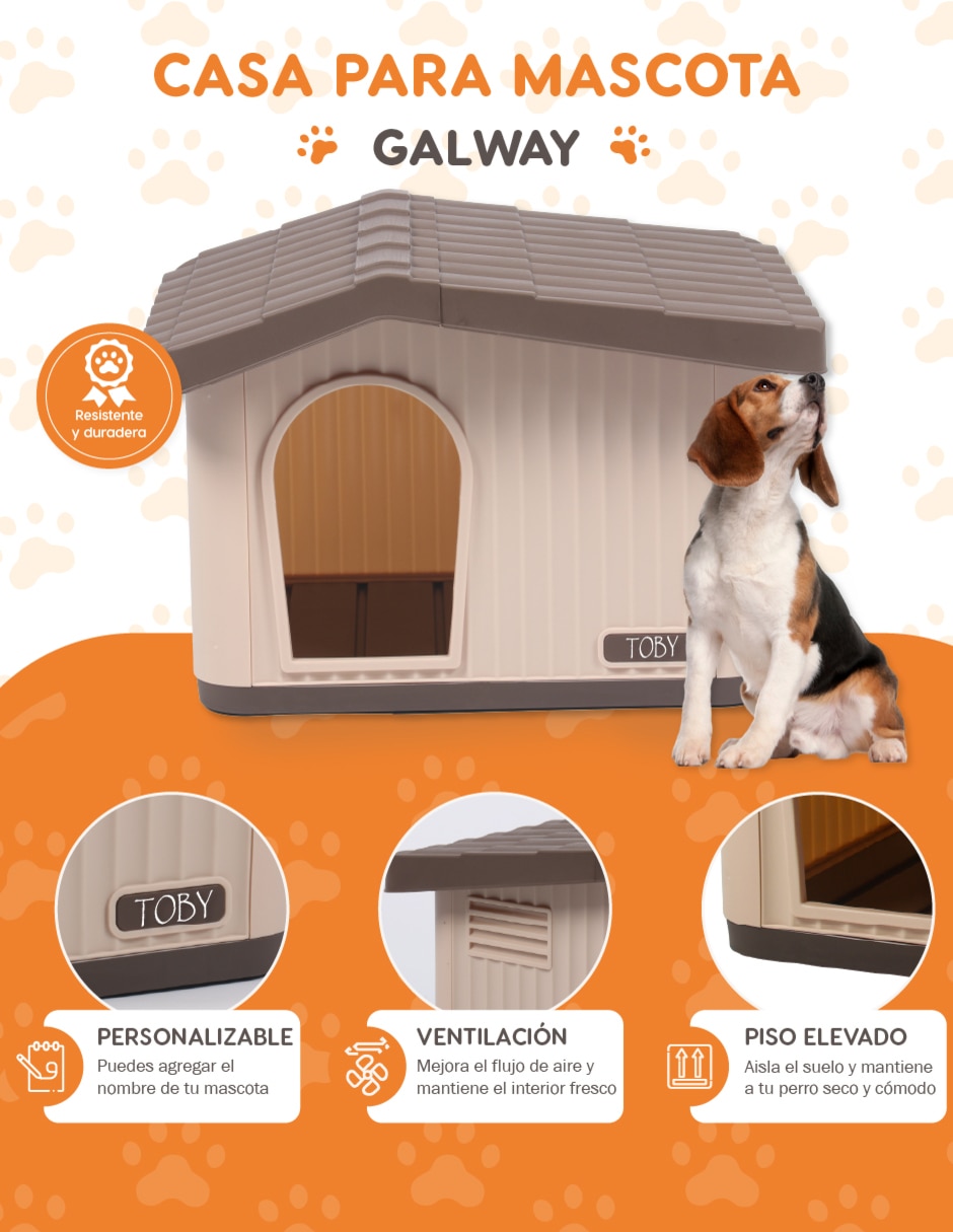 Casa para perro poli pets