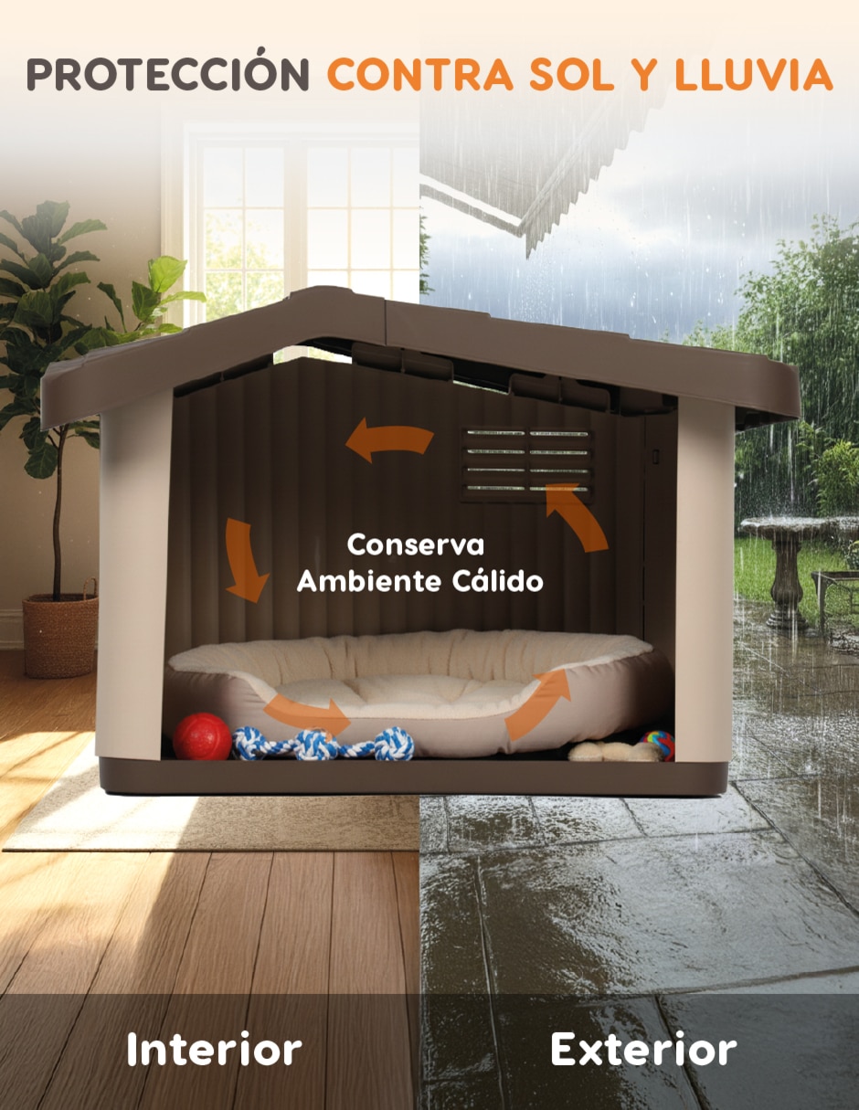 Casa para perro poli pets