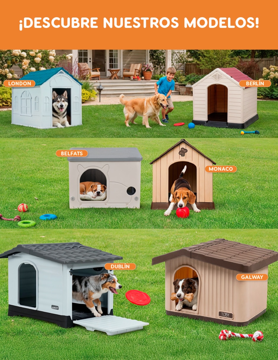 Casa para perro poli pets