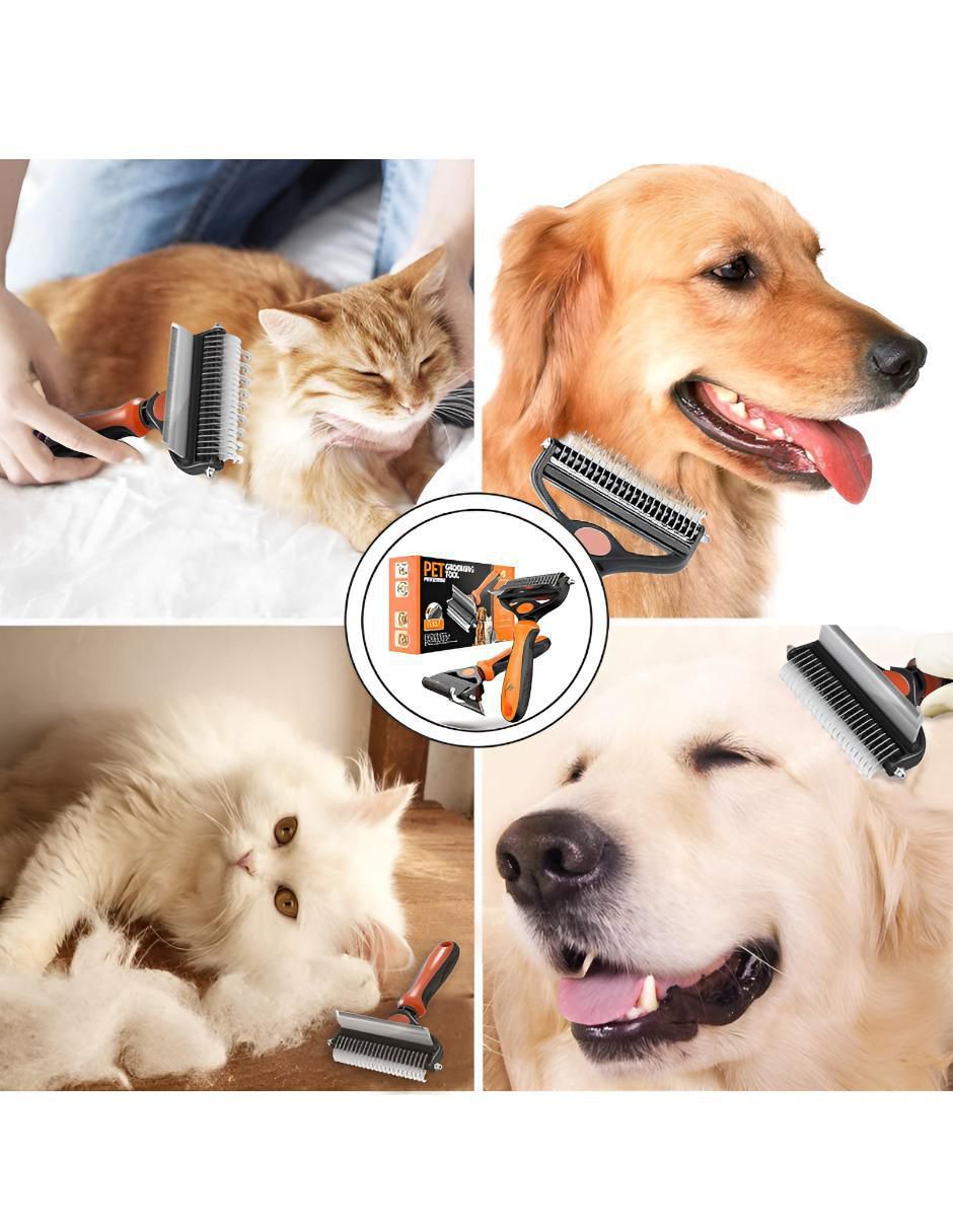 Rastrillo limpiador de plástico para perro y gato Rastrillo limpiador de plástico para perro y gato