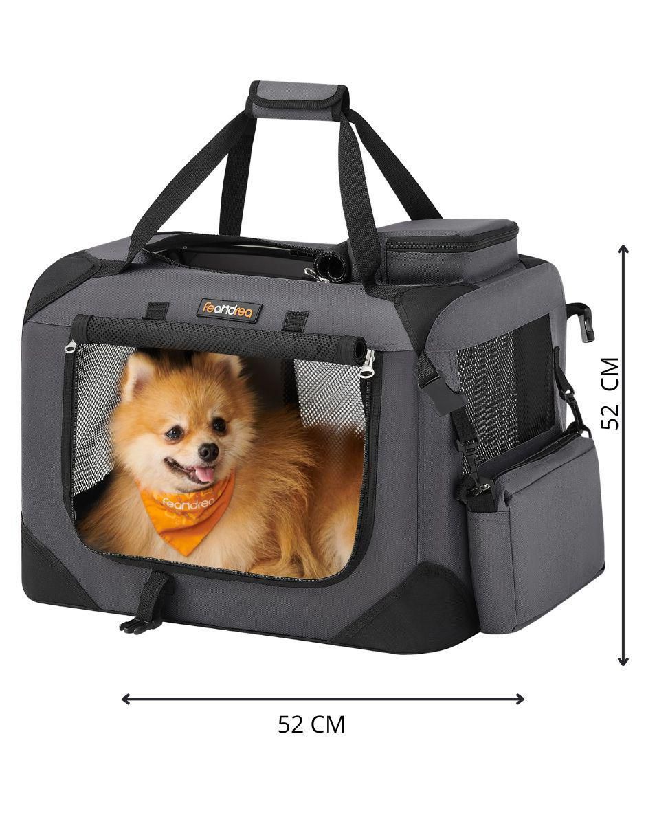 Bolsa transportadora "para" perro y gato feandrea "de" sintético