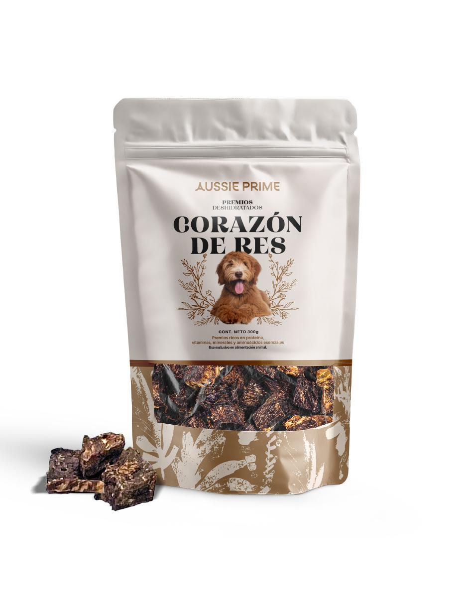 Calmante para mascota Aussie Prime de res para perro contenido 300 g