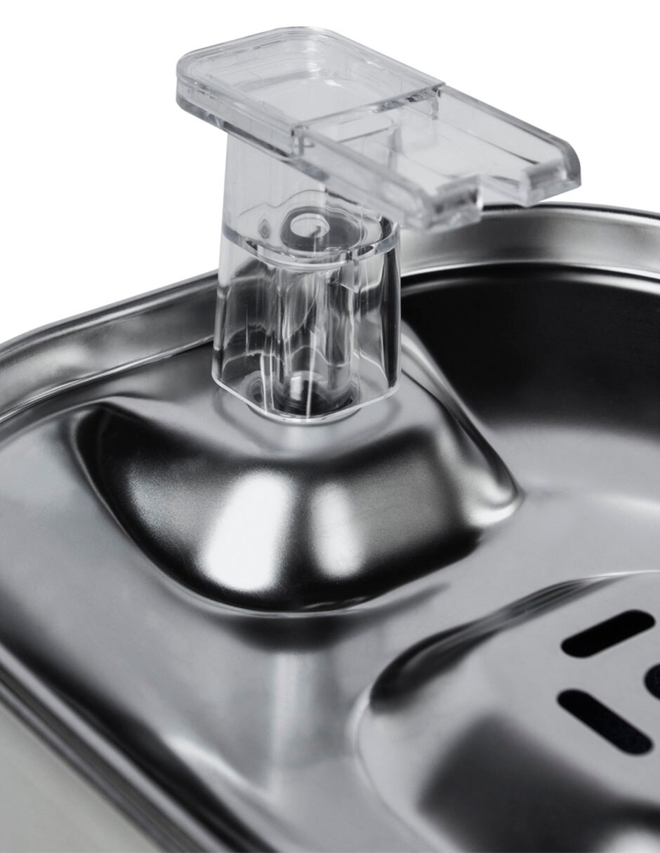 Bebedero AUTOMÁTICO ZOO, 2 L, PLATEADO 4