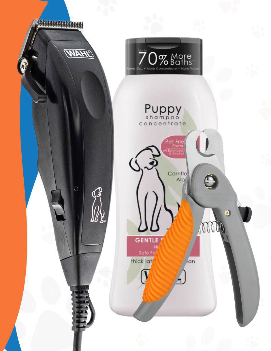 Kit rasuradora p/mascota 7