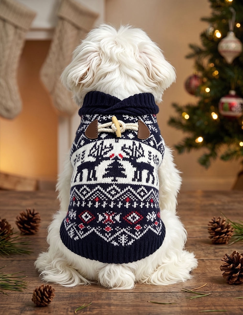 Suéter navideño para perro 2