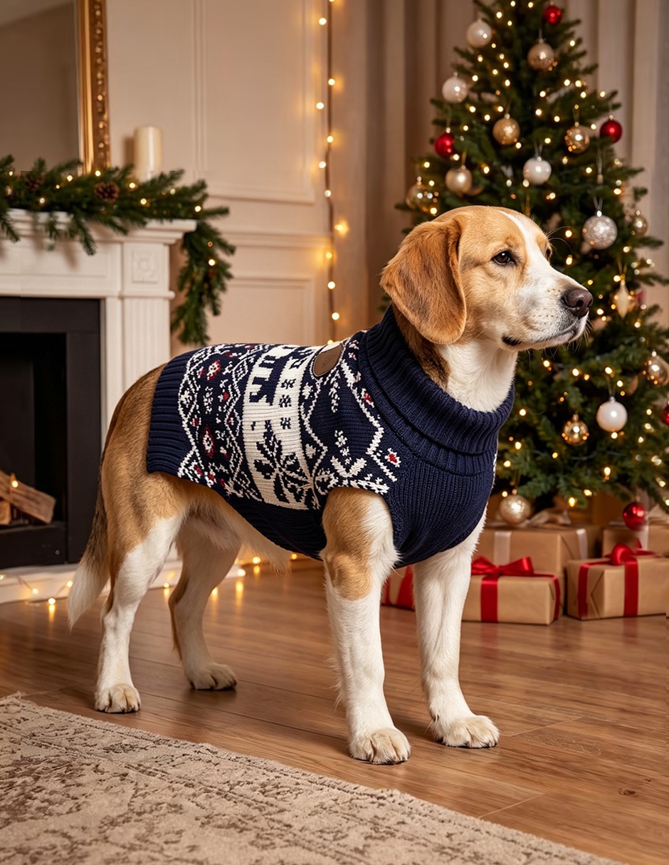 Suéter navideño para perro 3