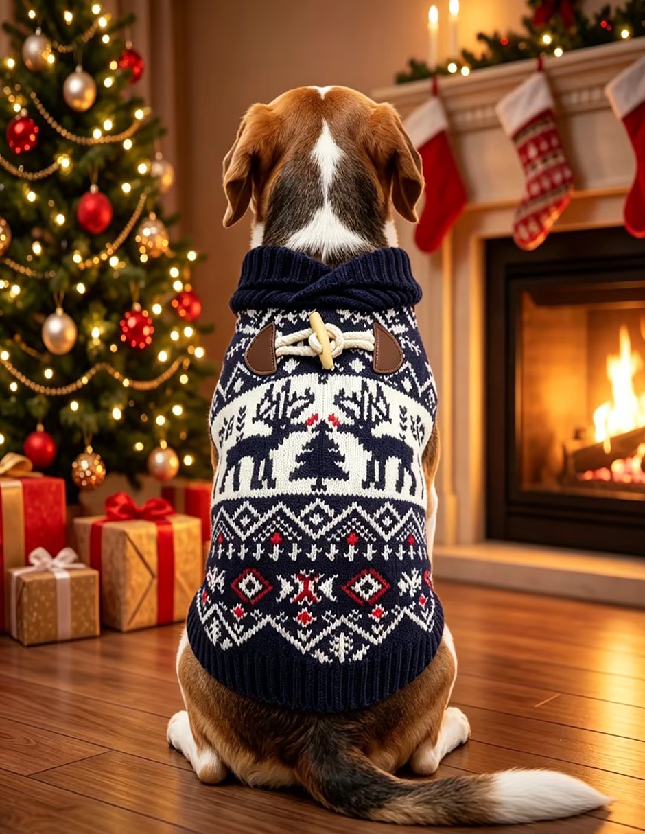 Suéter navideño para perro 2