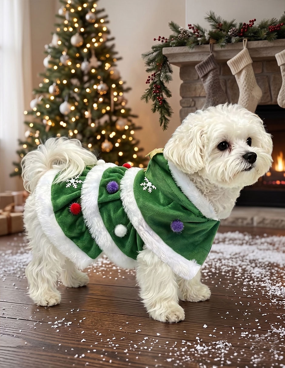 Disfraz navideño para perro 2