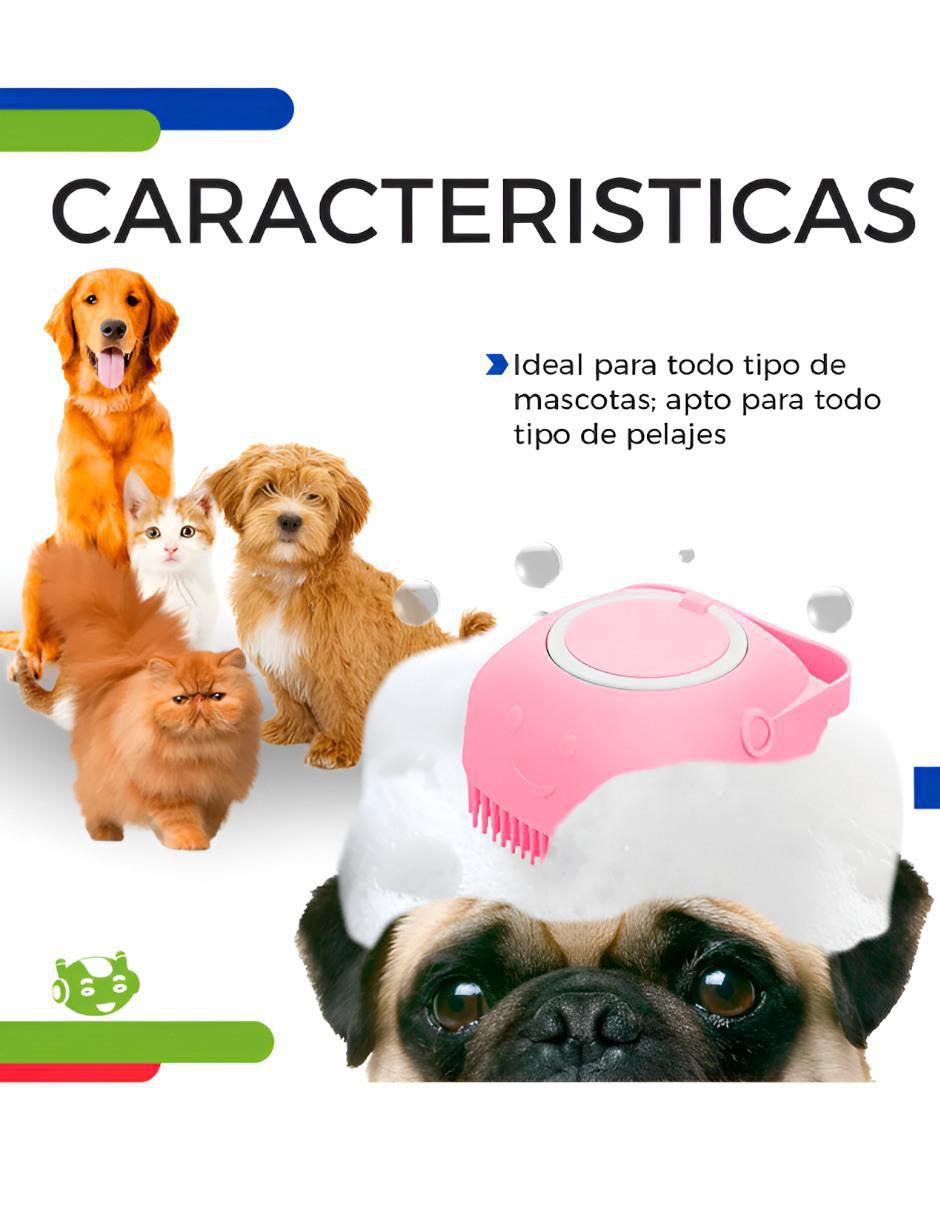 Cepillo xtellar de silicón para mascota