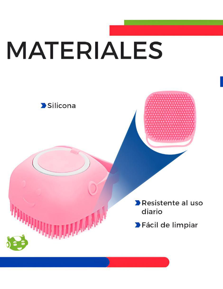 Cepillo de silicón para mascota