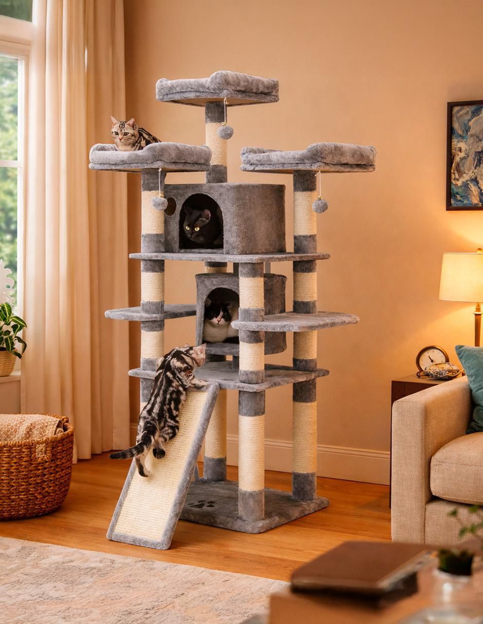 Mueble rascador para gato 4