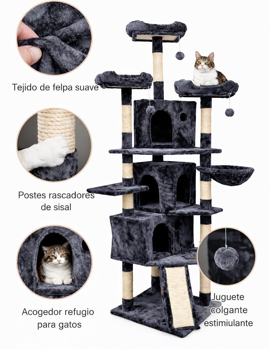 Mueble rascador para gato