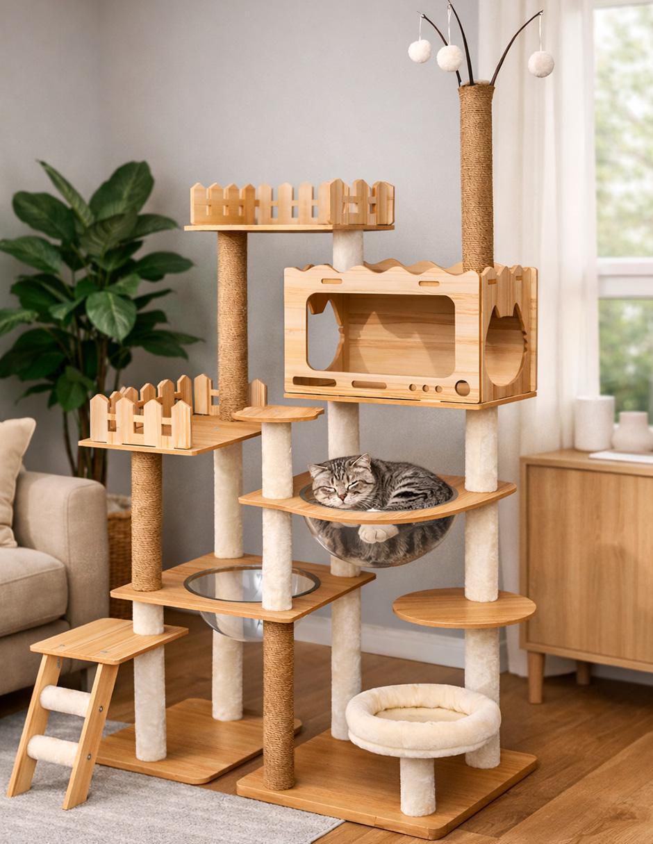 Mueble rascador para gato 4
