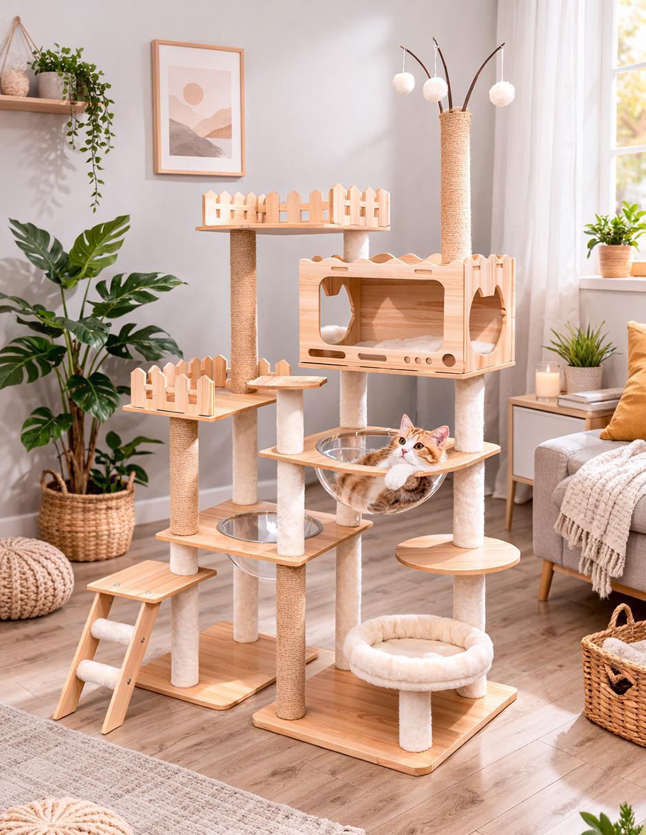 Mueble rascador para gato 5