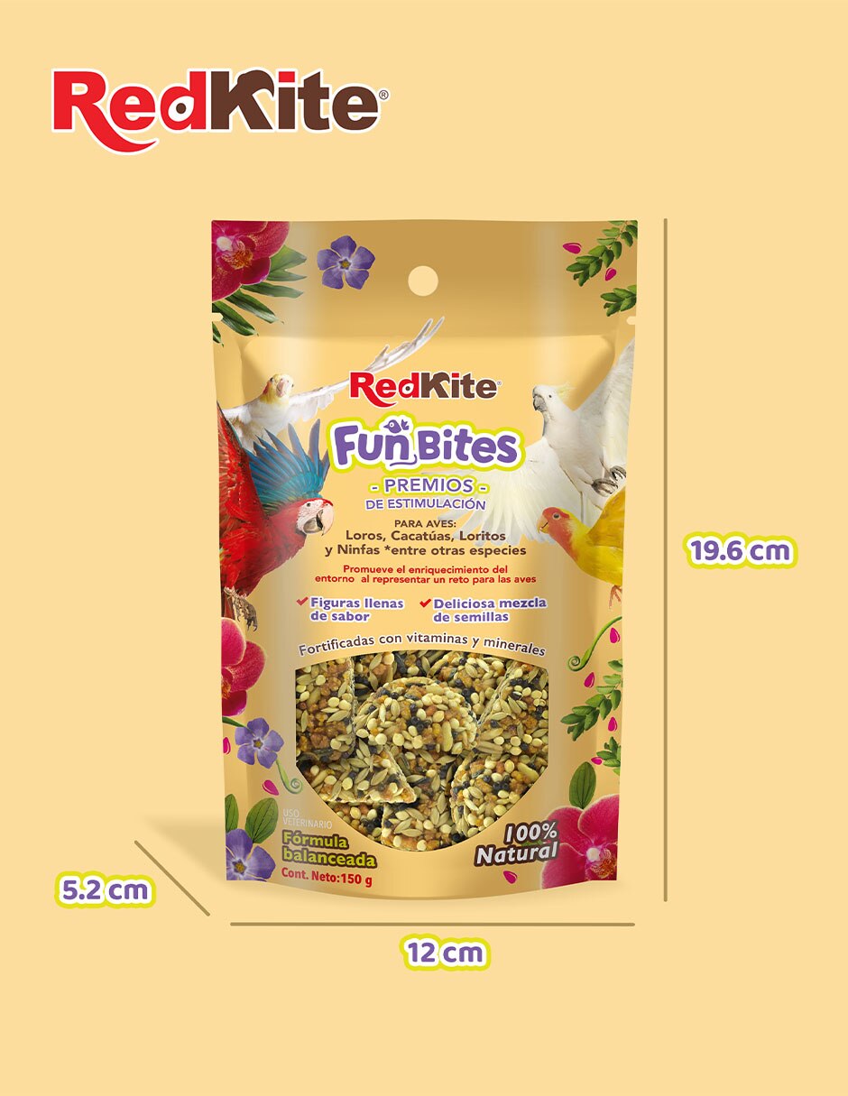 Semillas Redkite para aves todas las etapas 3