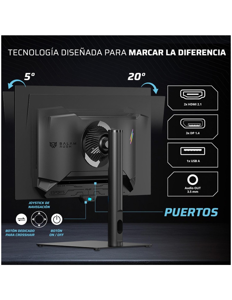 Monitor gamer BR-945981 QD-OLED QHD 27 pulgadas BR 945981 3