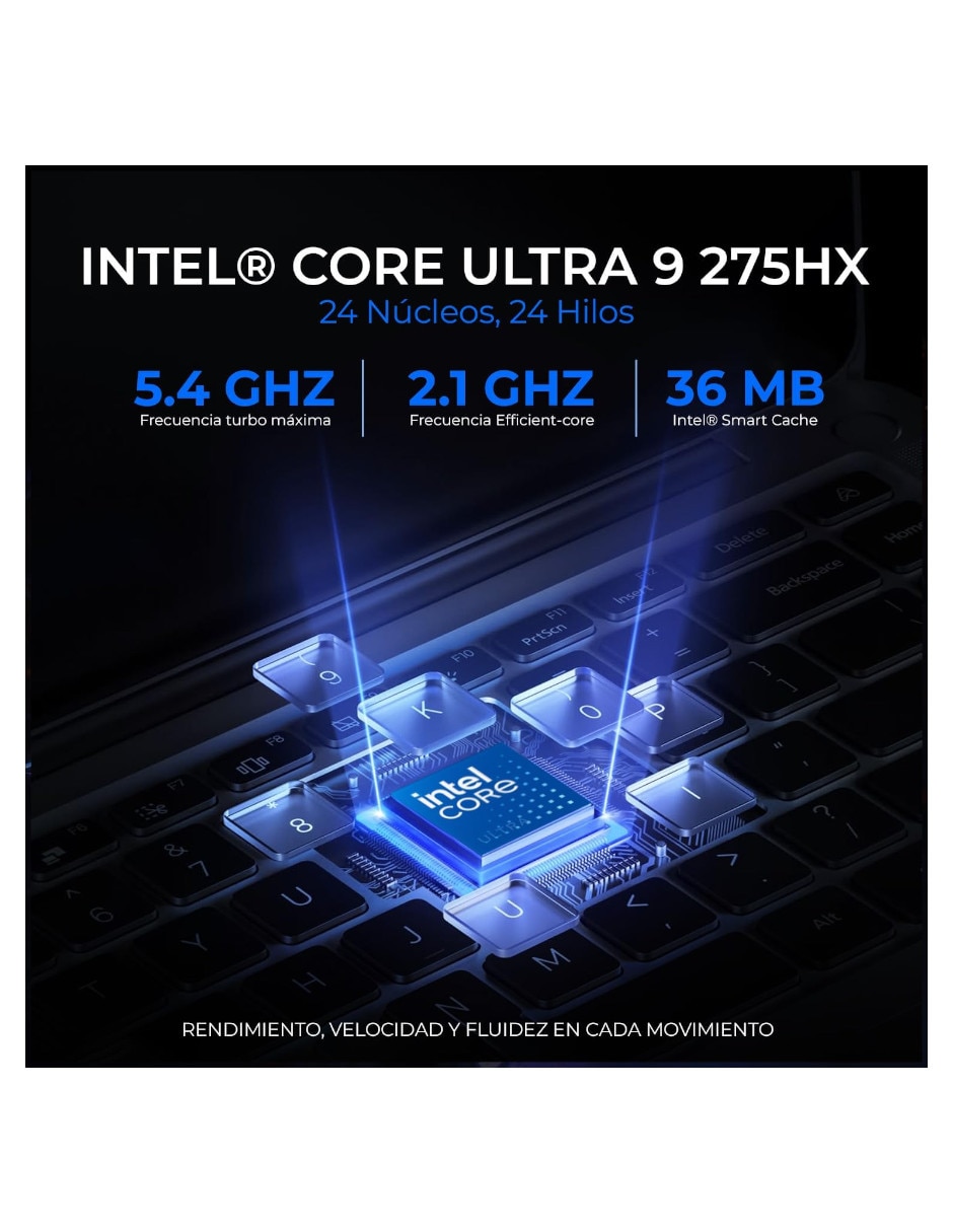 Laptop gamer legion 5 16iax10 16 pulgadas wqxga intel core ultra 9 nvidia geforce rtx 5060 64 gb ram 1 tb 5