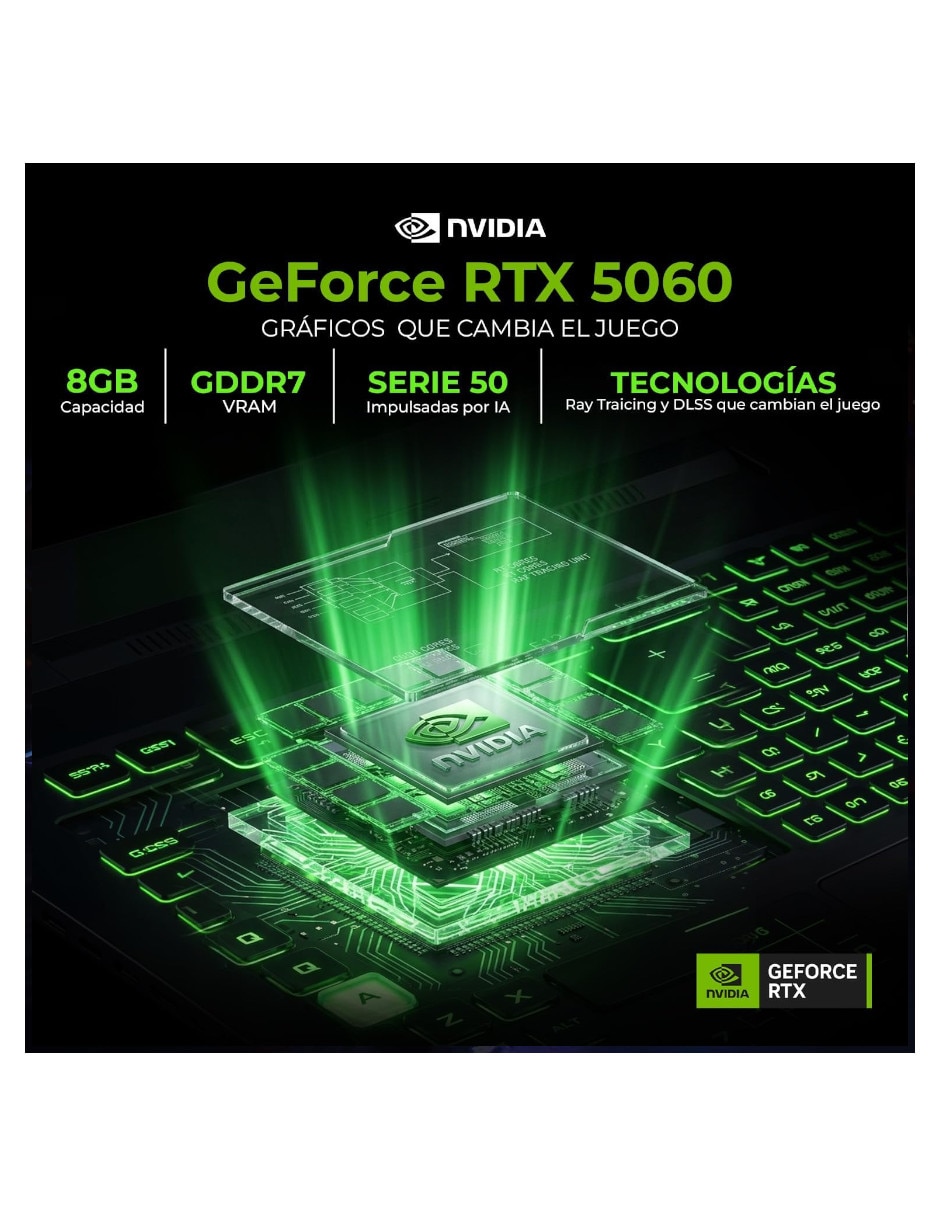 Laptop gamer legion 5 16iax10 16 pulgadas wqxga intel core ultra 9 nvidia geforce rtx 5060 64 gb ram 1 tb 4