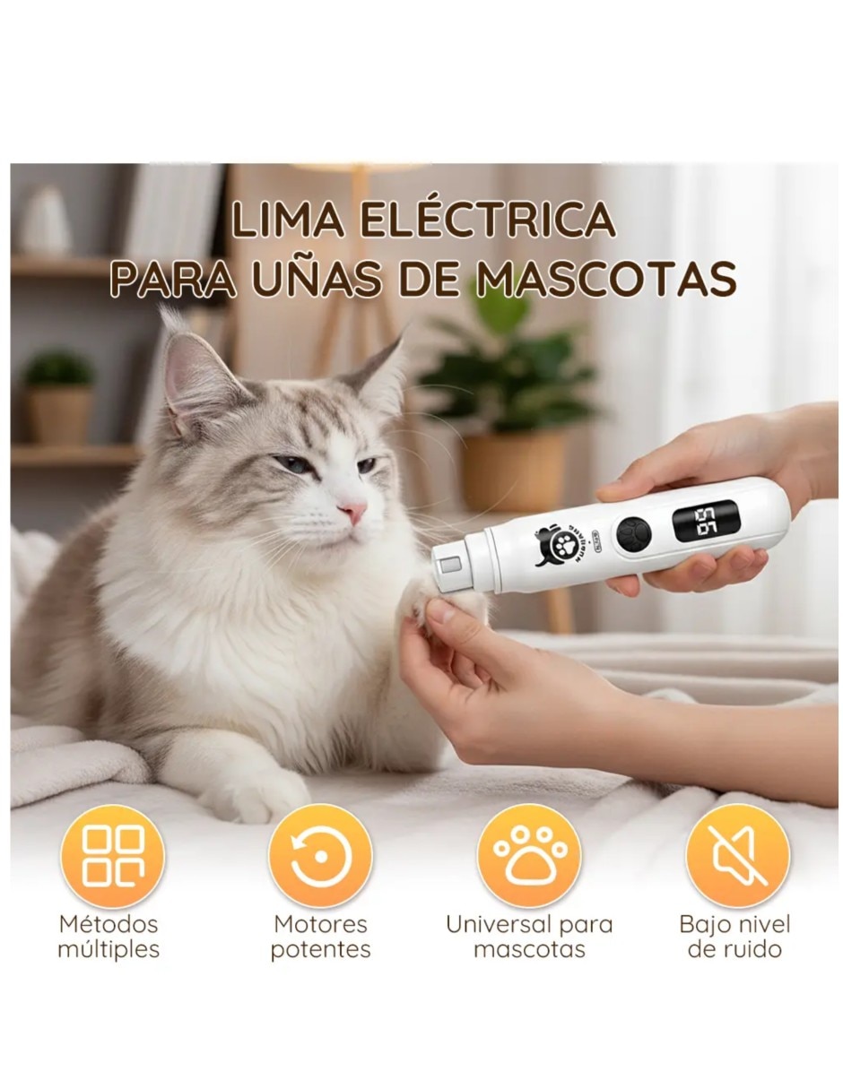 Limador para uñas de mascota