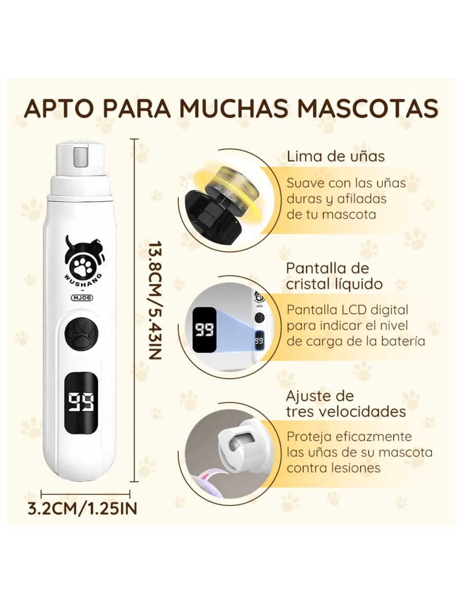 Limador para uñas de mascota 5