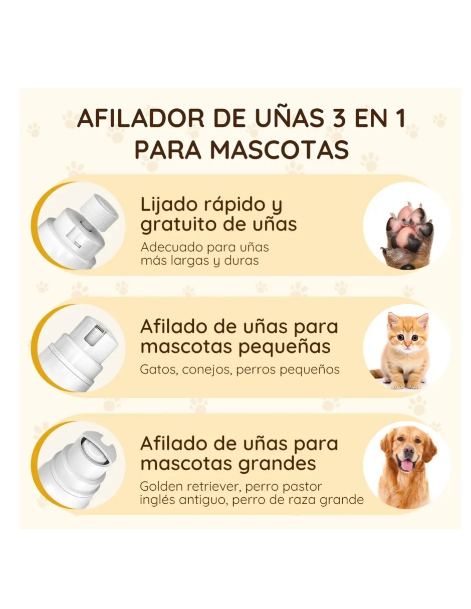 Limador para uñas de mascota