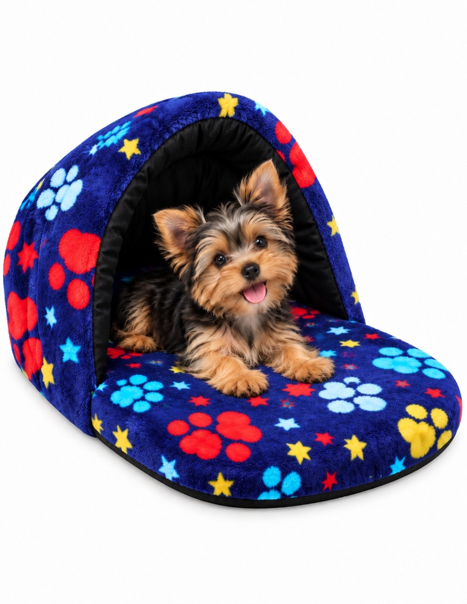 Cama capacete para mascota