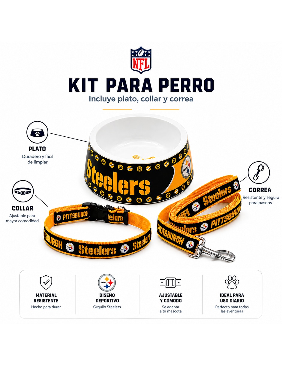 Correa y collar de Poliéster para Perro 2