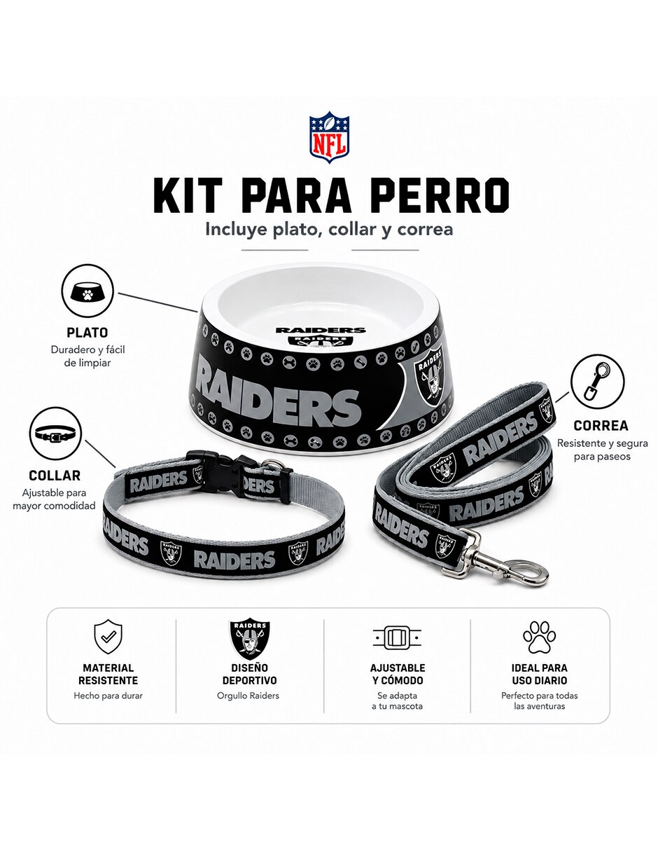 Correa y collar de Poliéster para Perro 3