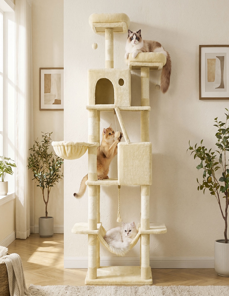 Mueble rascador para Gato 6