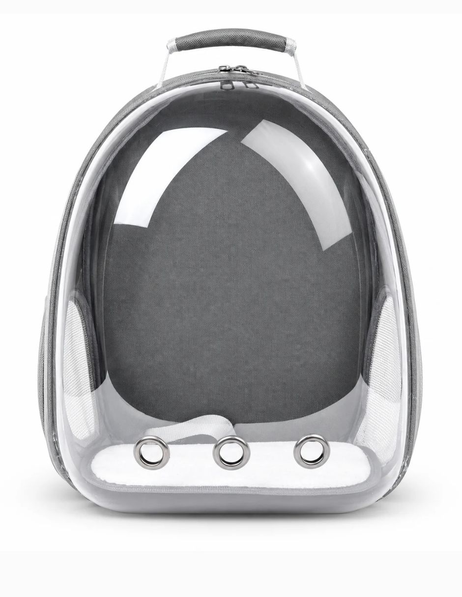 Mochila para perro y gato de plástico